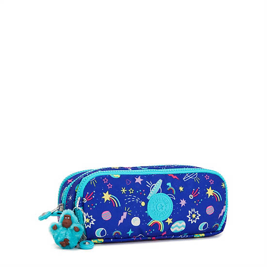 Bolsas Kipling Gitroy Printed Pencil Case Azul Marino | MX 1909DF